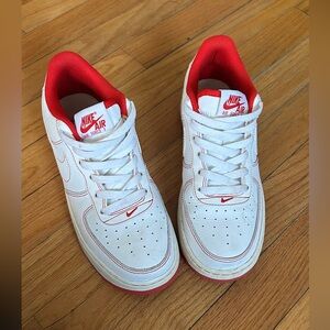 Nike Air Force 1 GS 'University Red' Sneakers